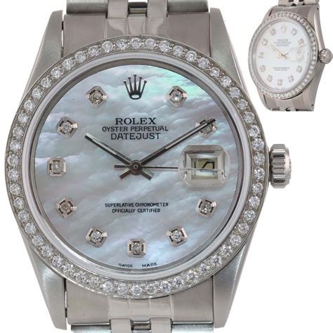 diamond bezel for a rolex datejust